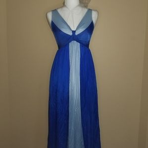 Olga two toned blue dress-style 9299
